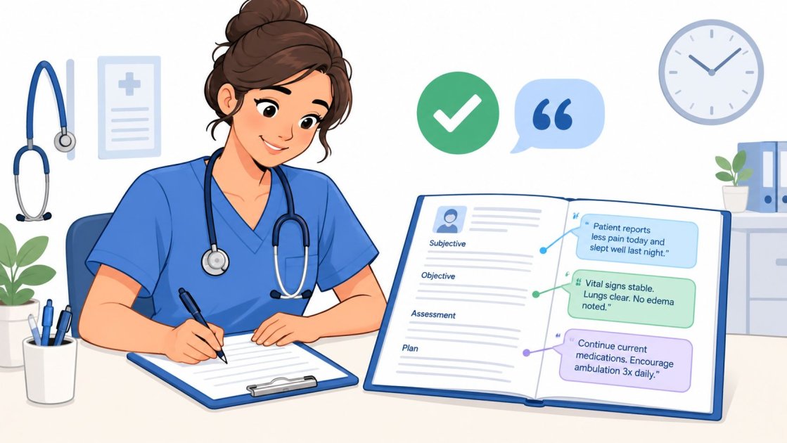 Narrative Nurses Notes Made Clear with Examples