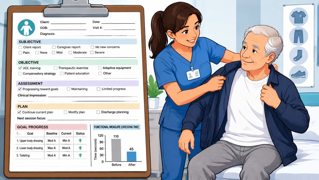 Occupational Therapy Progress Note Template: Sample Note